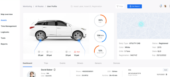 Live GPS dashboard